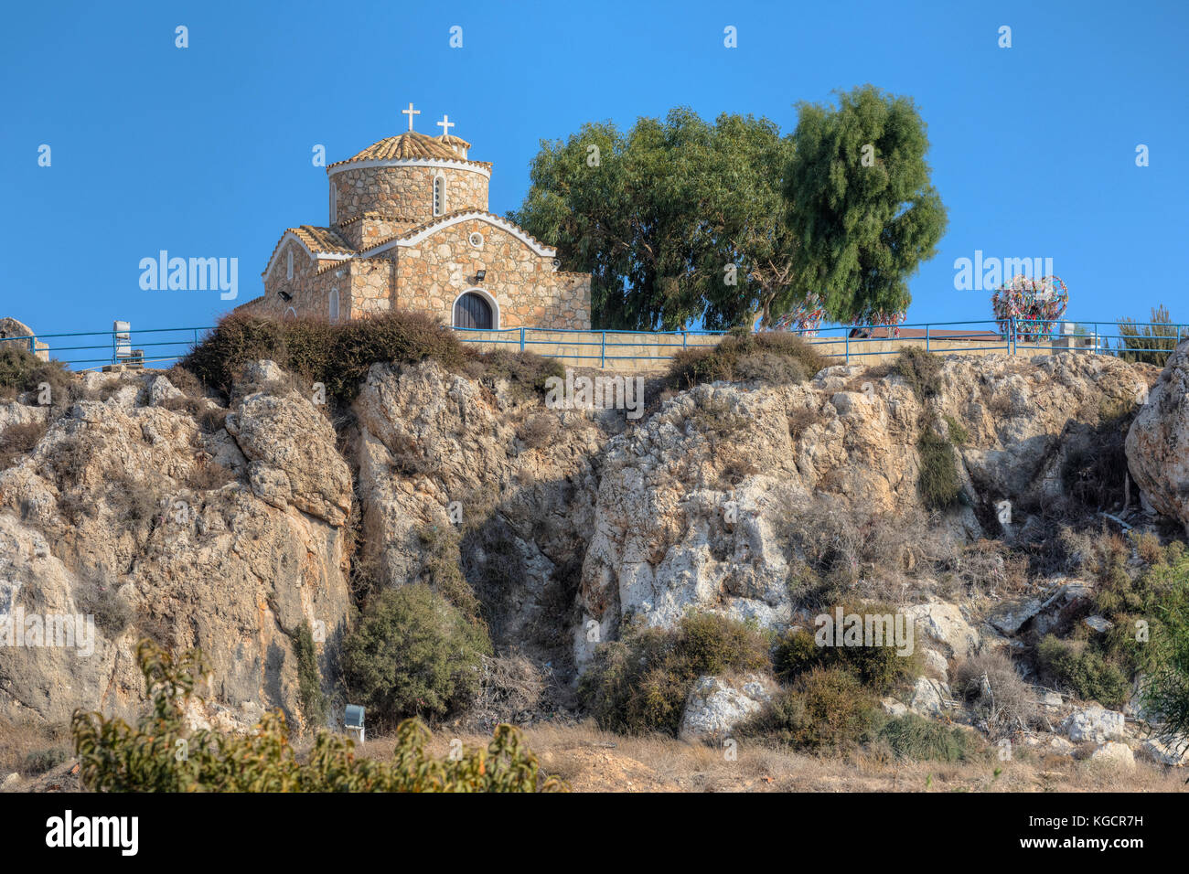 Iglesia de Profitis Elias, Protaras, Ayia Napa, Chipre Foto de stock