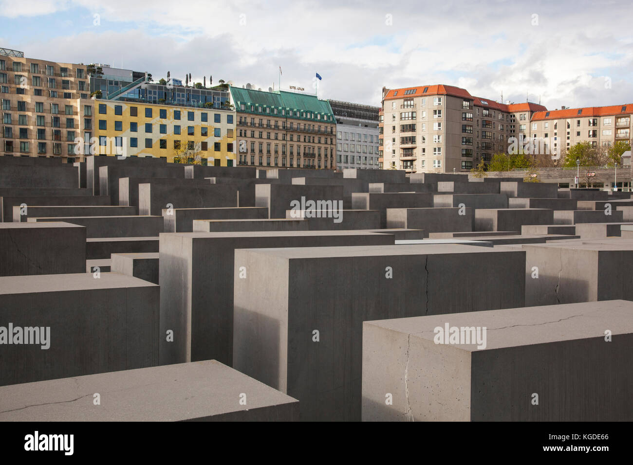 Monumento a los judíos asesinados de Europa. Berlín, Alemania Foto de stock