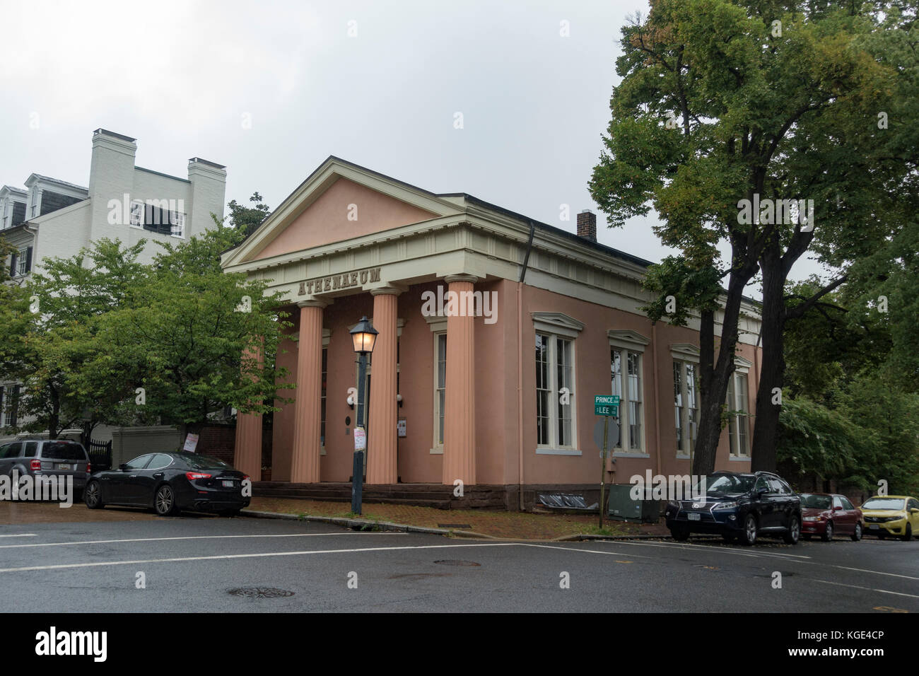 El Athenaeum Museum of fine arts en Alexandria, Virginia, Estados Unidos. Foto de stock