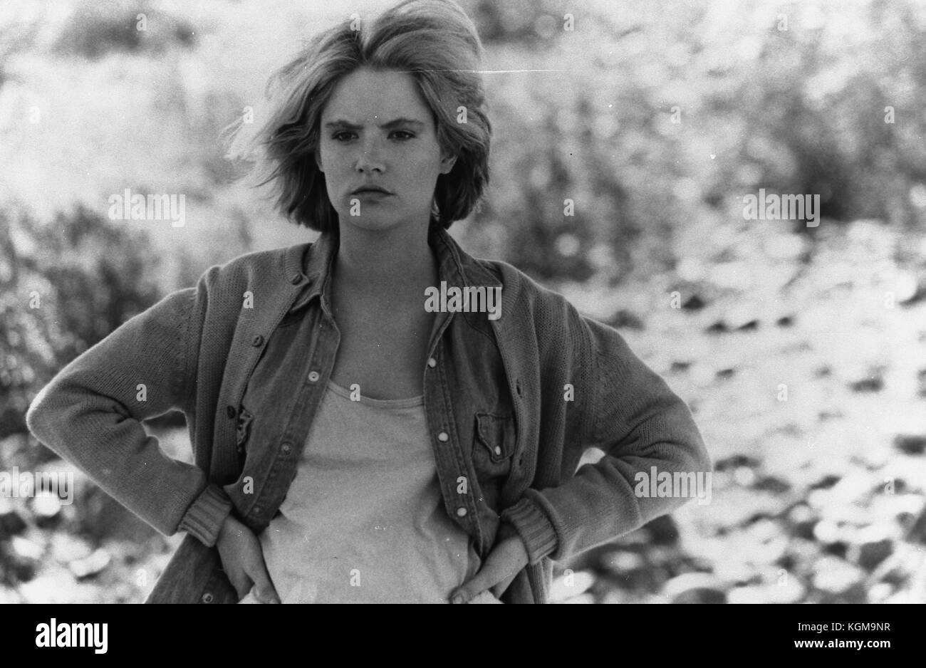 El Hitcher (1986) , Jennifer Jason Leigh Fecha: 1986 Foto de stock