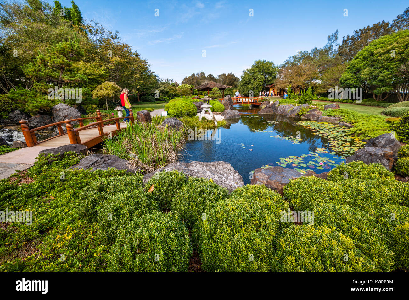 Australia, Nueva Gales del Sur, de la Costa Central, Gosford/Edogawa jardín conmemorativo Foto de stock