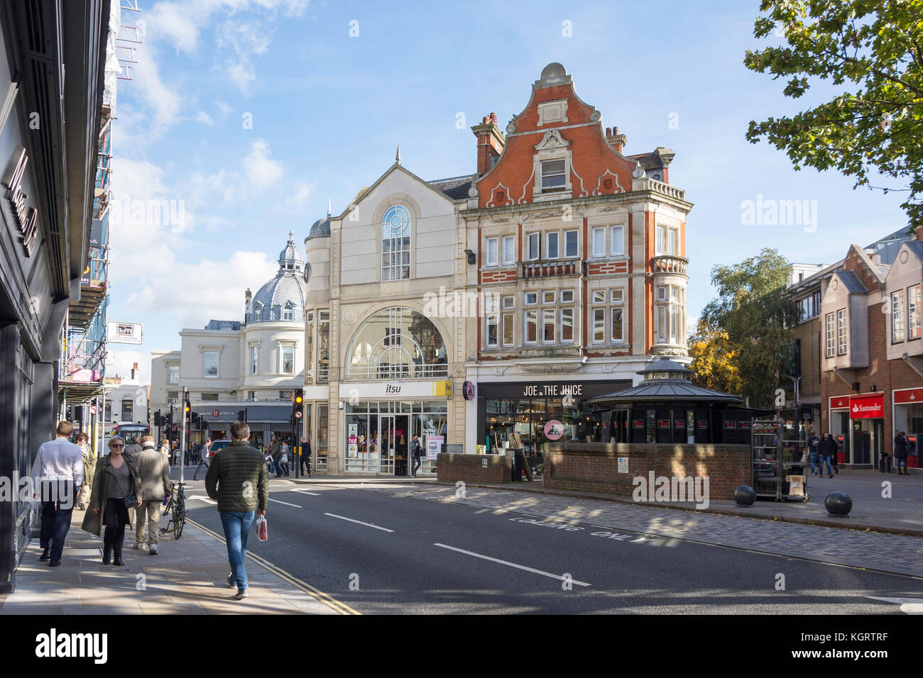 Clarence Street, Richmond, London Borough of Richmond upon Thames, Greater London, England, Reino Unido Foto de stock