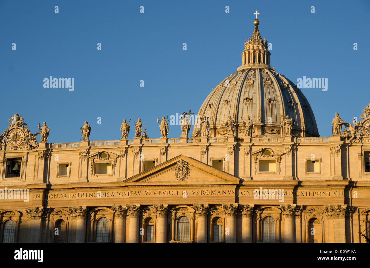 Ciudad del Vaticano, la arquitectura Foto de stock
