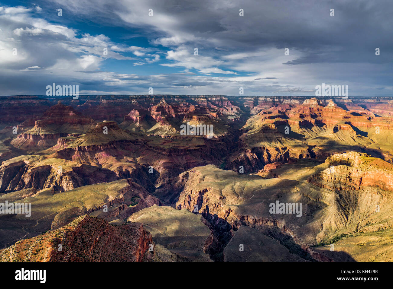Vistas al borde sur del Gran Cañón Arizona Foto de stock