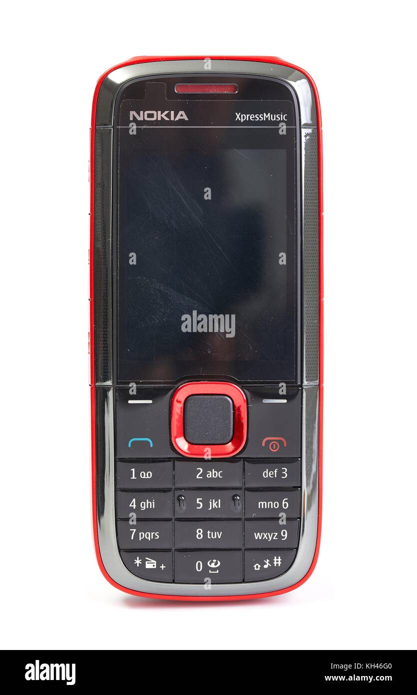 Antiguo teléfono móvil Nokia Foto de stock