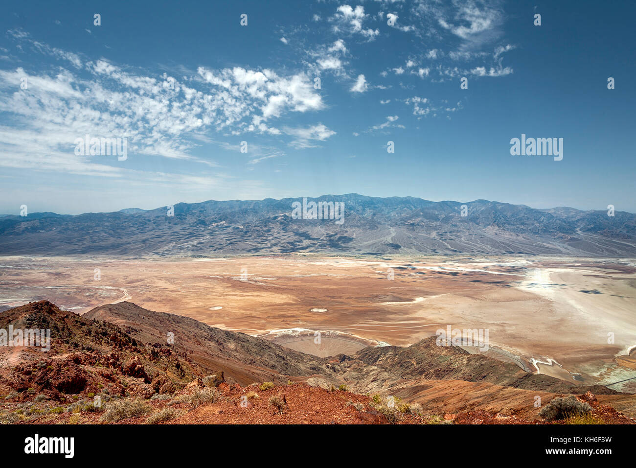 Valle de la muerte Foto de stock