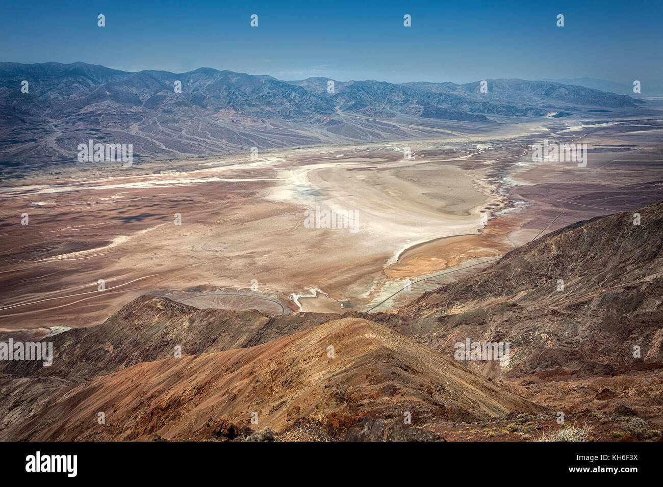 Valle de la muerte Foto de stock