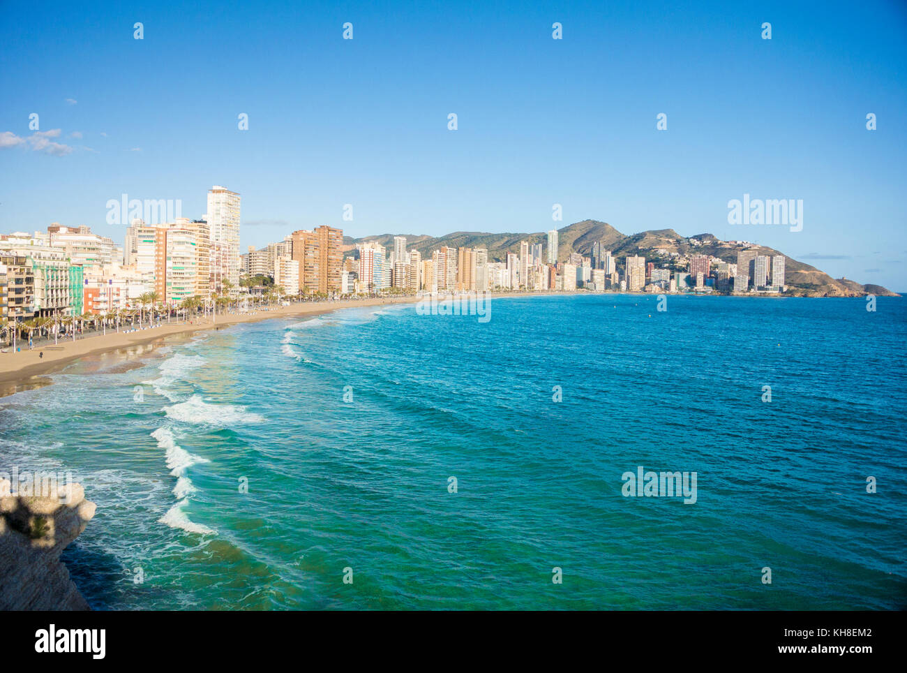Playa Del Levante Benidorm Costa Imagenes De Stock Playa Del