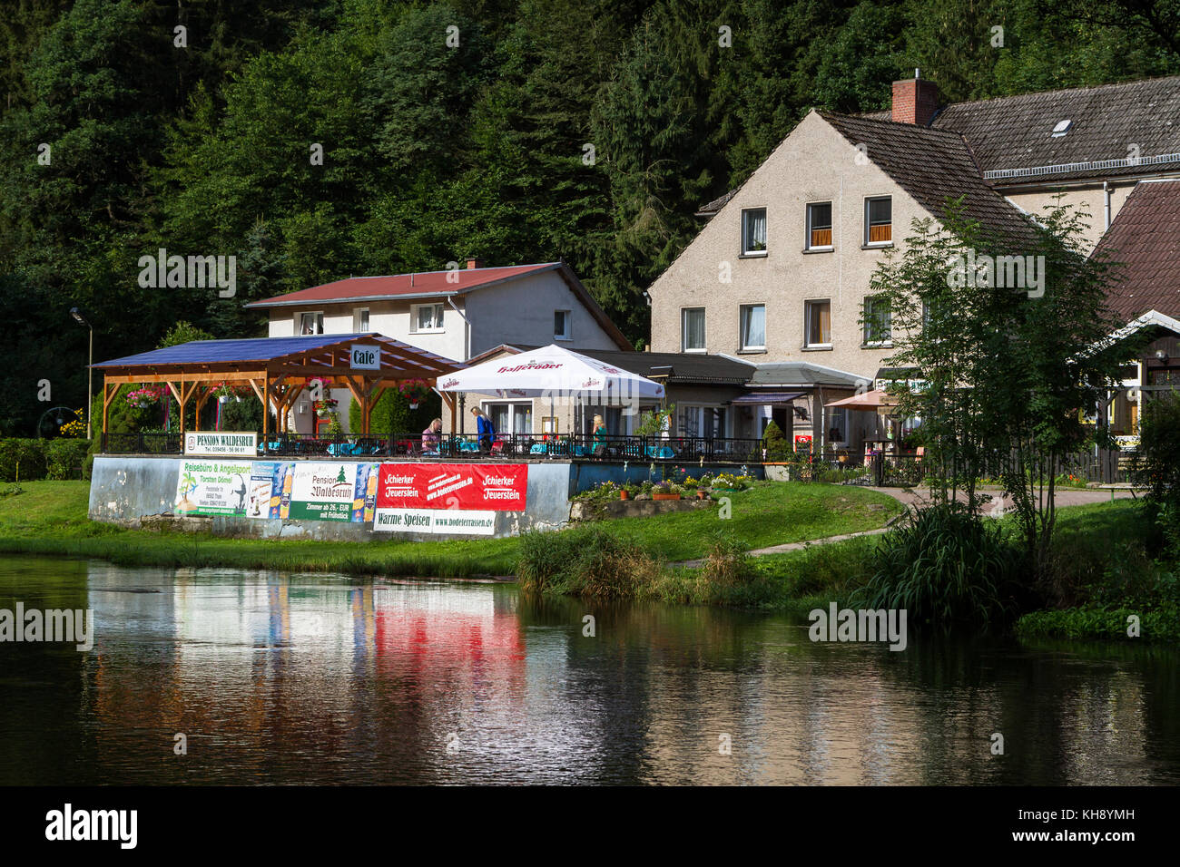 Treseburg Bodetal Foto de stock