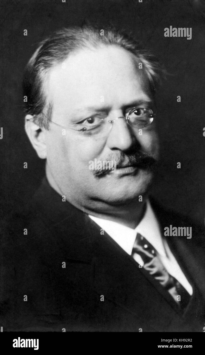 Hugo Kaun, compositor alemán 1863 - 1932 Foto de stock