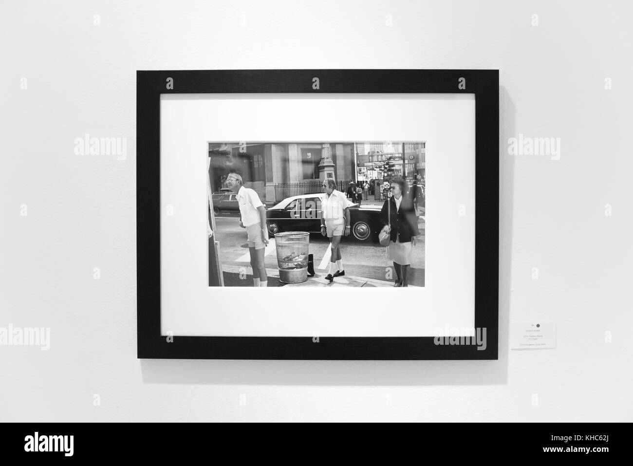 LOS ANGELES, EE.UU. - 27 de febrero de 2016 exposición Vivian Maier en la Galería Merry Karnowsky. Merry Karnowsky Gallery, los Angeles CA, Estados Unidos Foto de stock