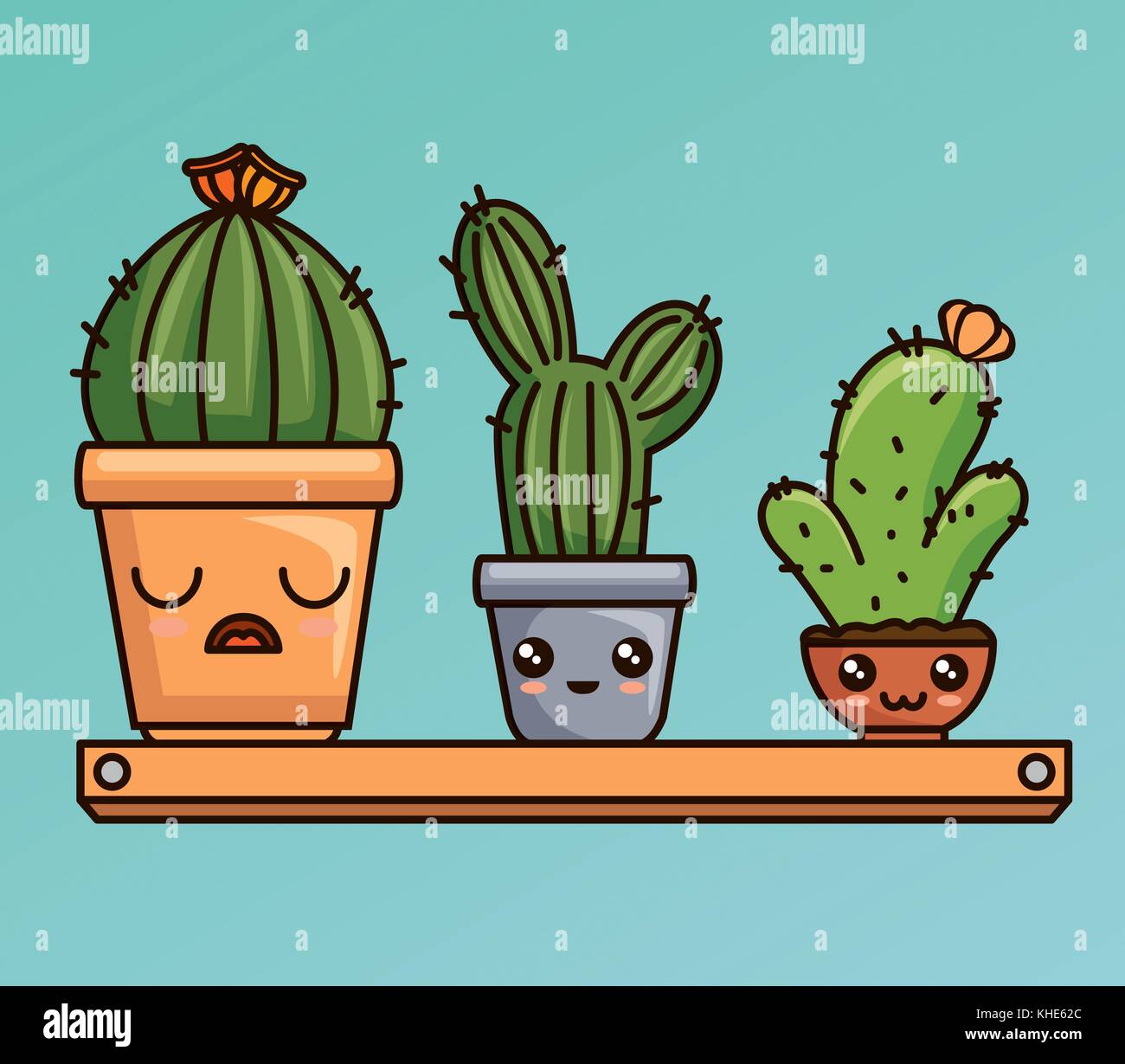 Dibujos kawaii, Cactus dibujo, Imágenes de cactus