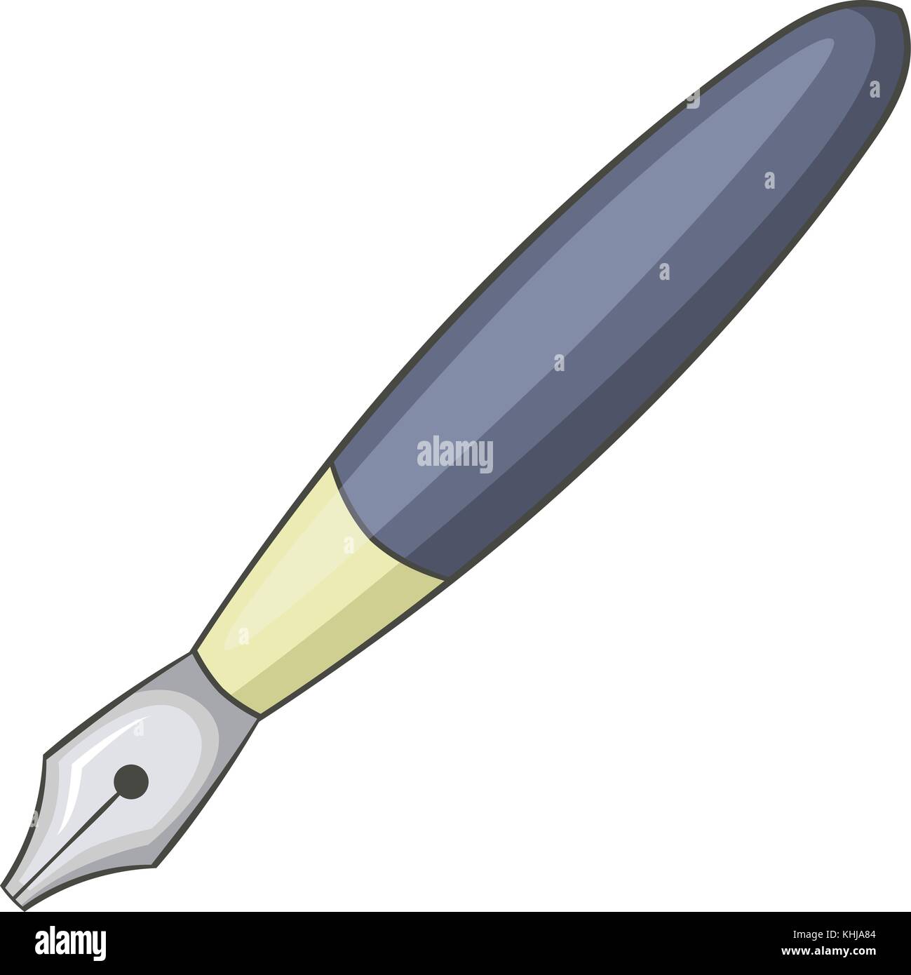 Tinta de bolígrafo, icono de estilo de dibujos animados Imagen Vector de  stock - Alamy