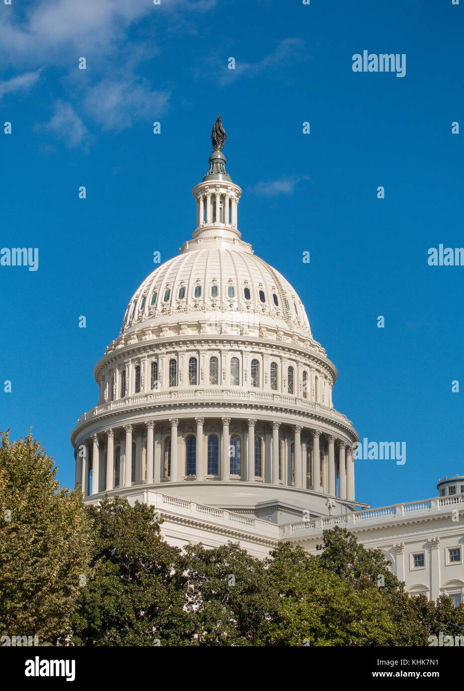 WASHINGTON, DC, EEUU - Estados Unidos cúpula del Capitolio. Foto de stock
