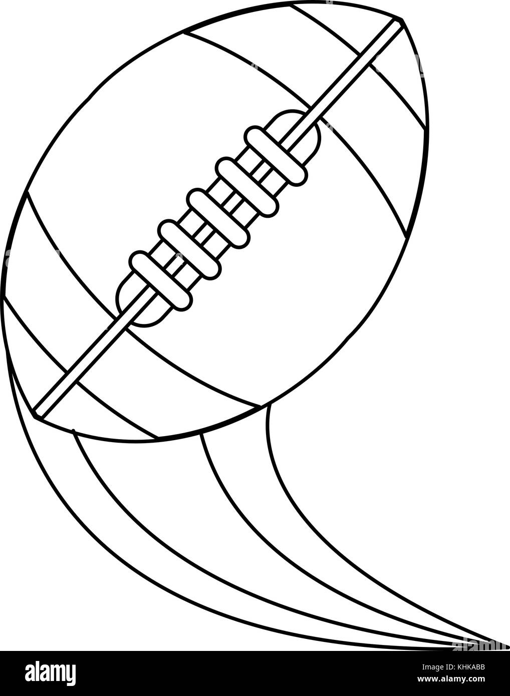 Balón de fútbol americano Imagen Vector de stock - Alamy