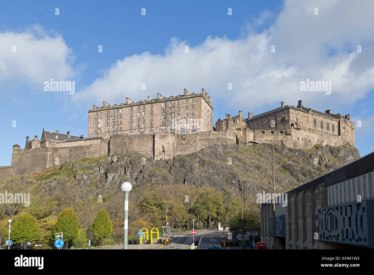 Castillo de Edimburgo, Escocia, Gran Bretaña Foto de stock