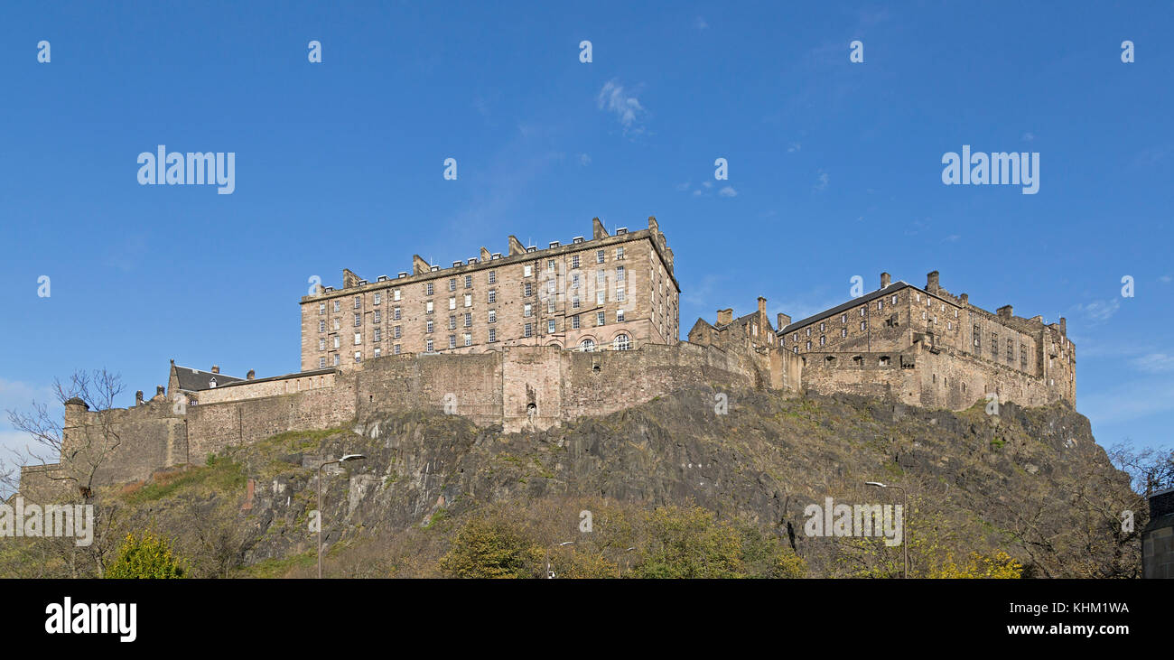 Castillo de Edimburgo, Escocia, Gran Bretaña Foto de stock