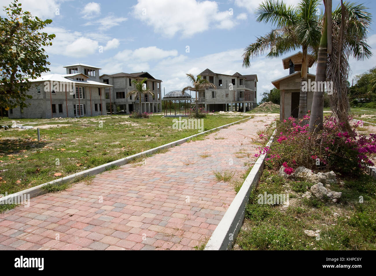 Desarrollo condominio en quiebra, Florida 2009, los "Nuevos pueblos fantasma' de América Foto de stock