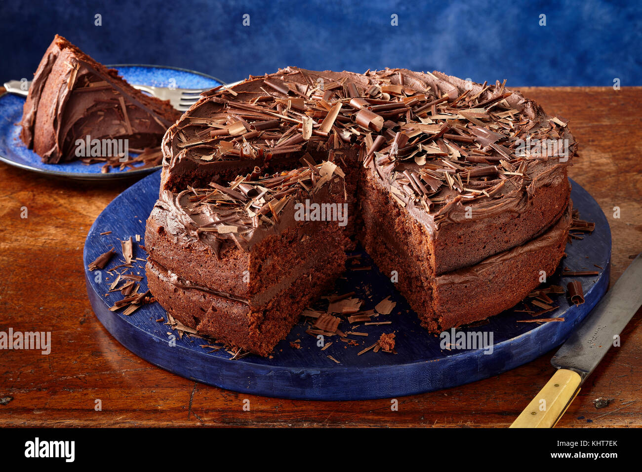Cualquier ocasión tarta de chocolate Foto de stock