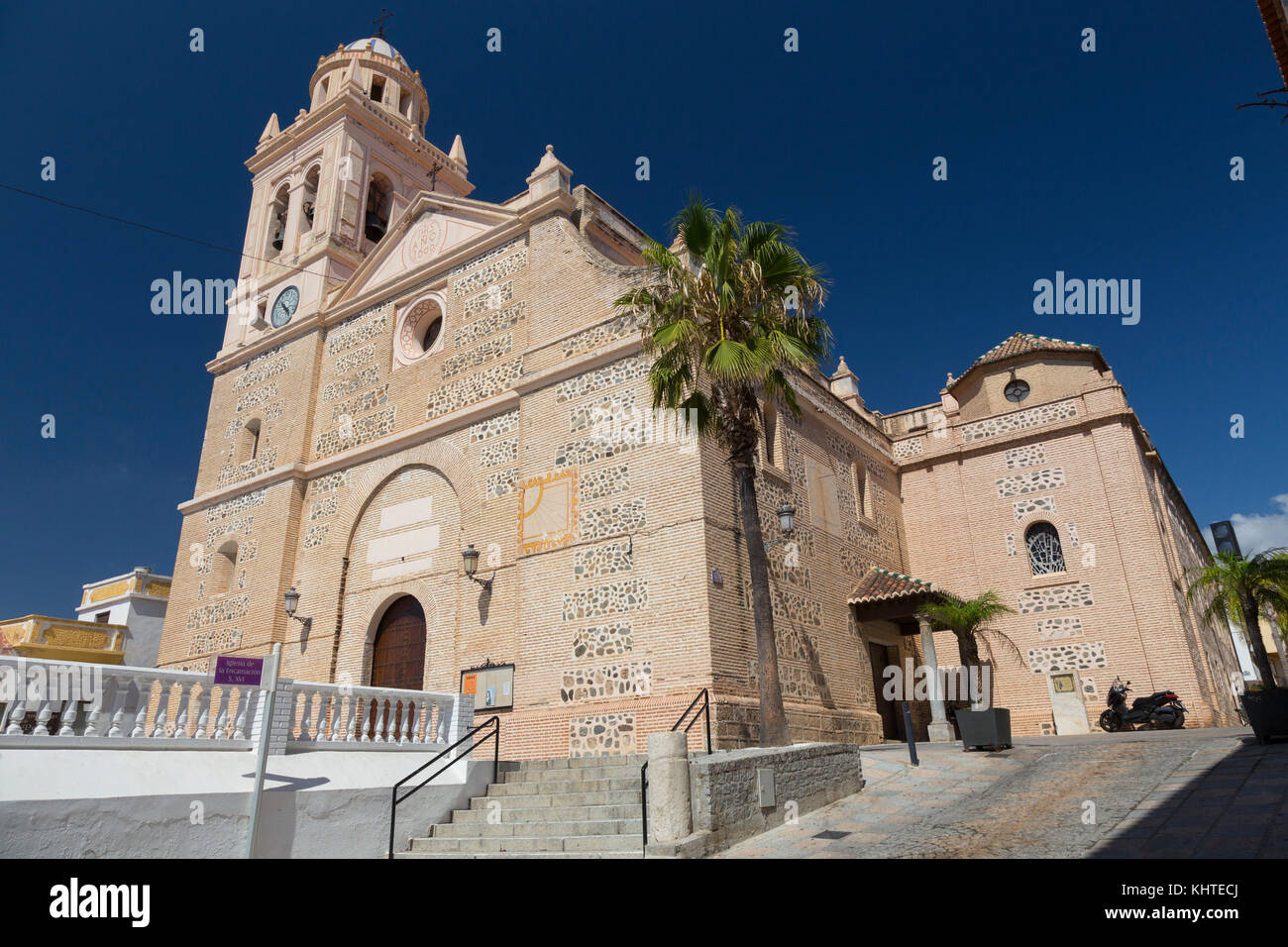 La Iglesia de la Encarnación (encarnación de la Iglesia), Almuñécar, España Foto de stock