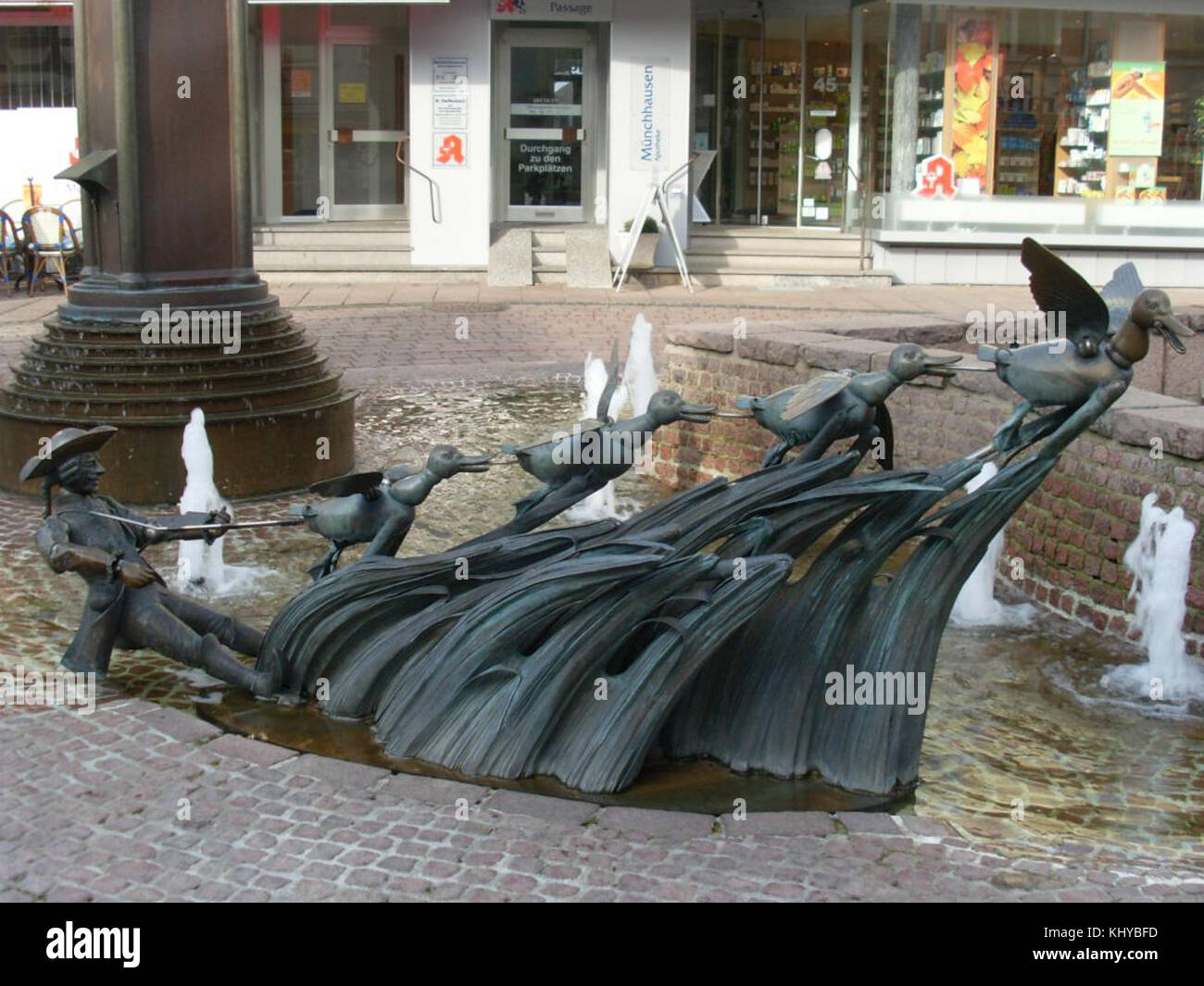 3 Muenchhausen Foto de stock
