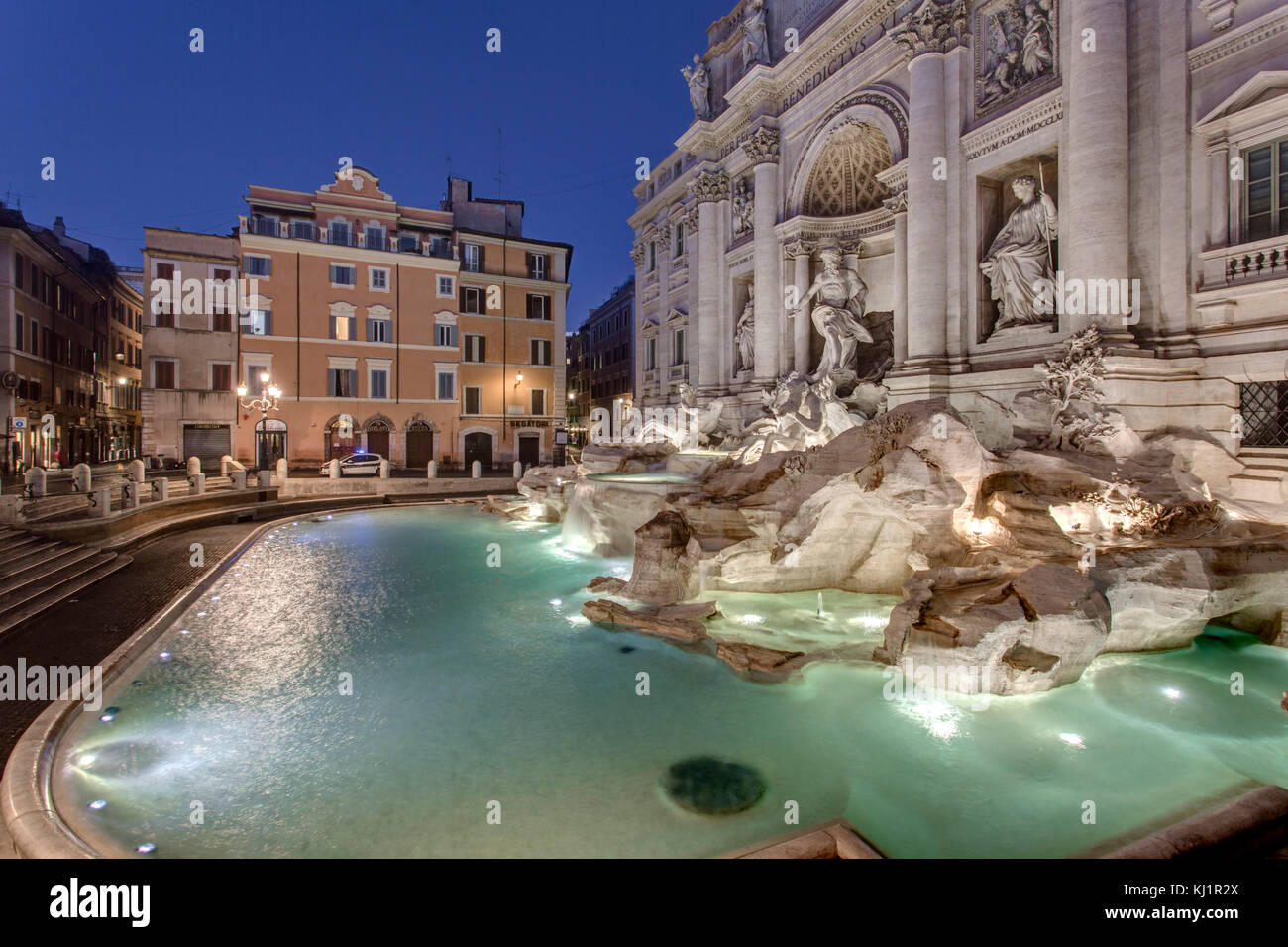 Fuente Tevi - Fontana di Trevi de Roma, Roma Foto de stock