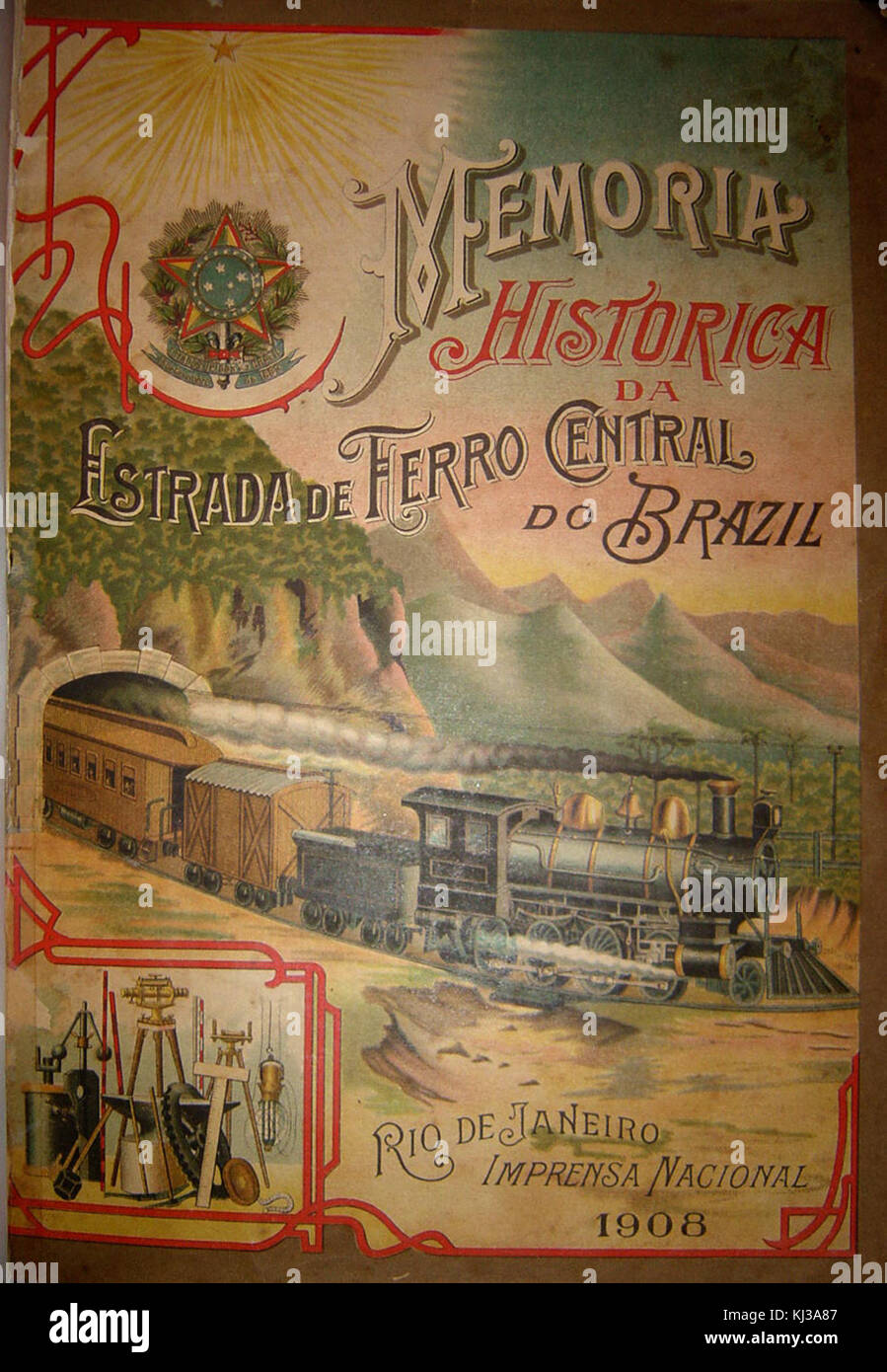 Livro Central do Brasil Foto de stock