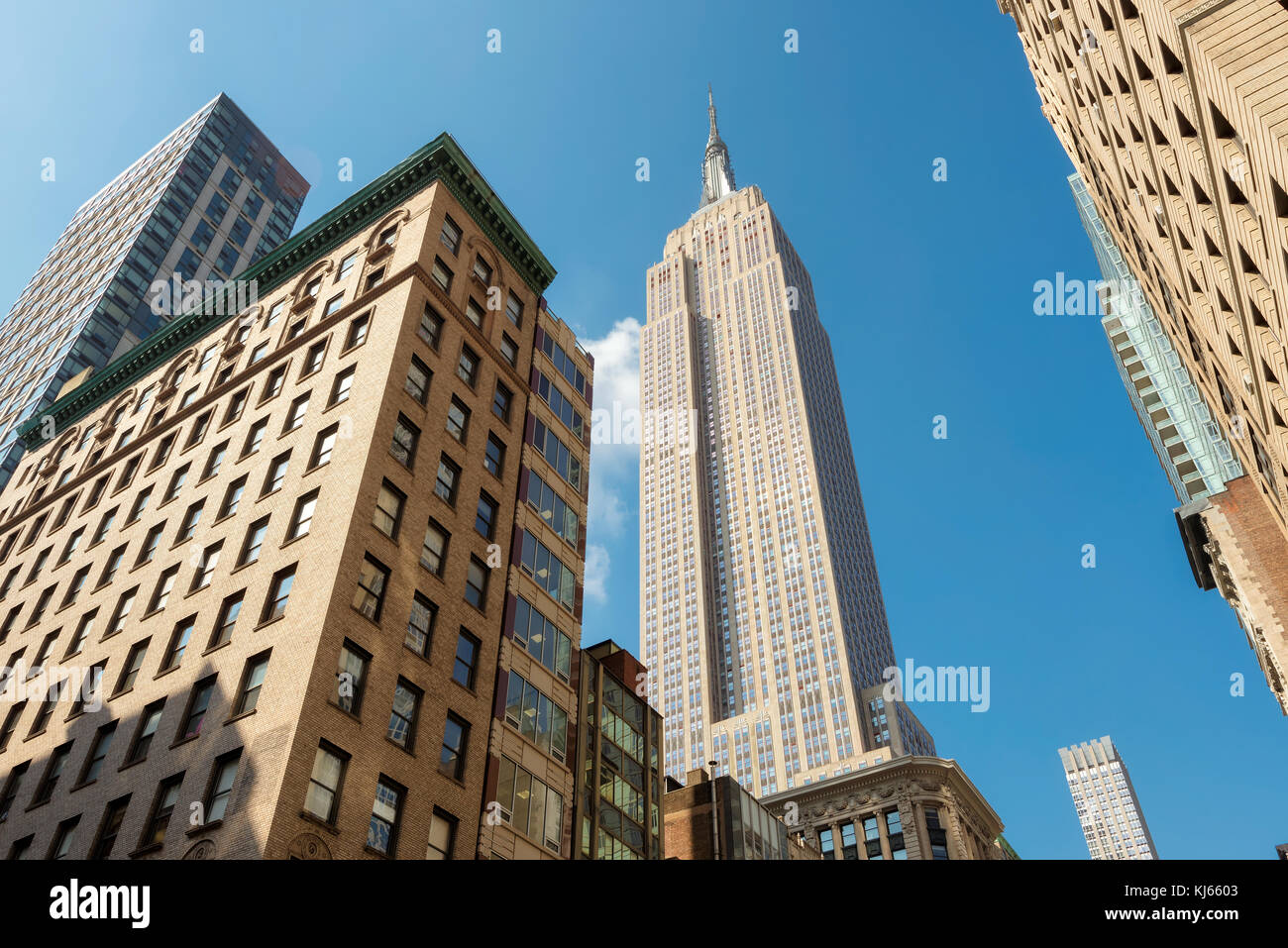 El Empire State Building en Nueva York Foto de stock