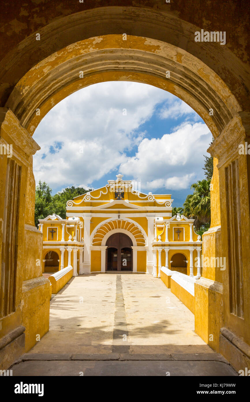 Capilla El Calvario | Antigua | Guatemala Foto de stock