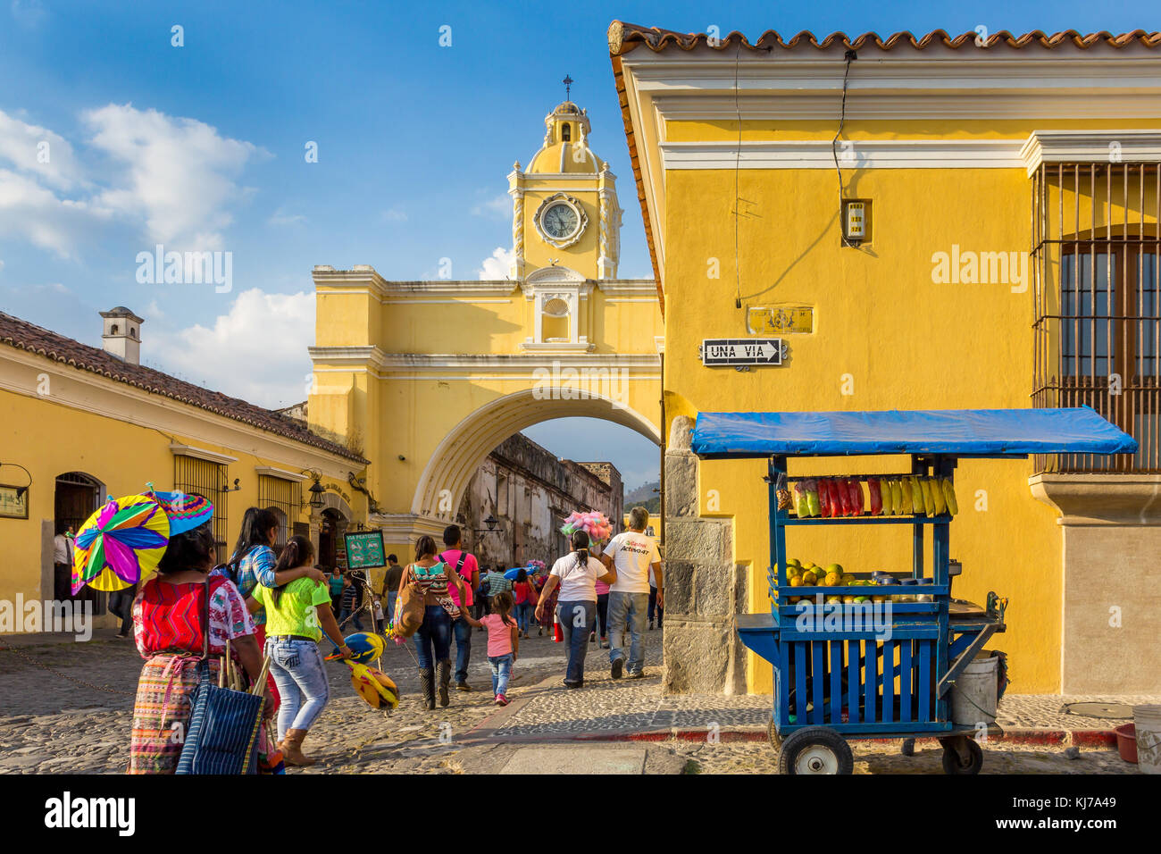 Arco de Santa Catalina | Antigua | Guatemala Foto de stock