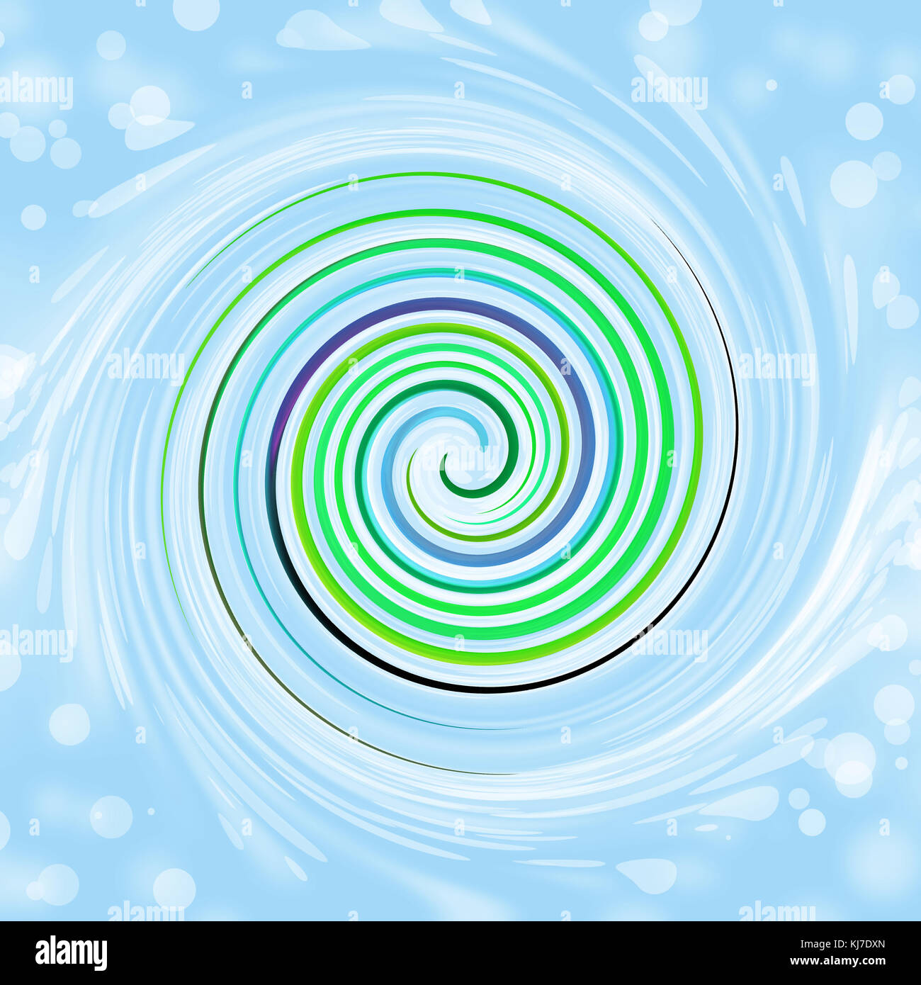 Espiral de fondo del arco iris Foto de stock