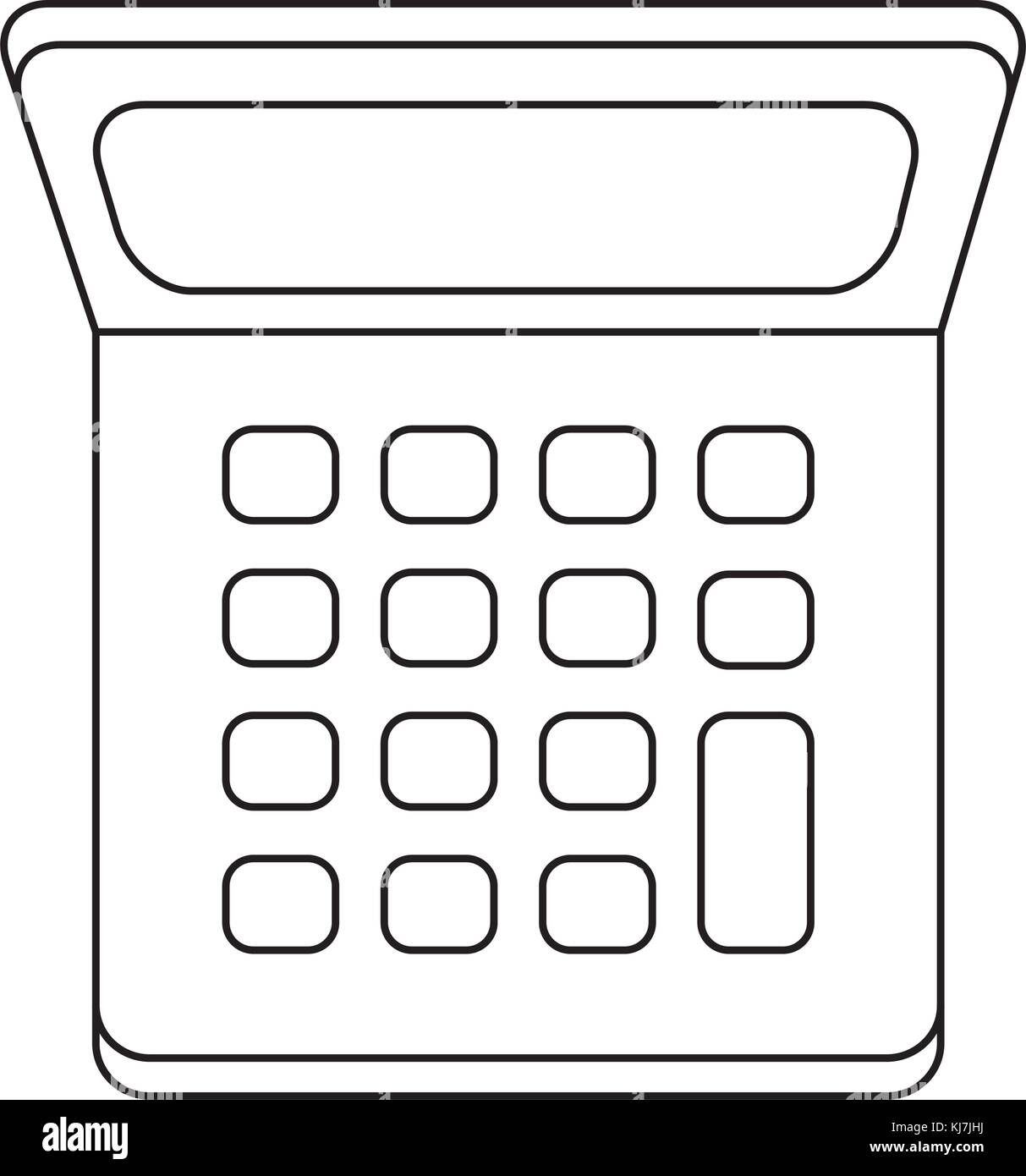 La Herramienta Calculadora De Matemáticas Y Finanzas Tema Ilustración Vectorial Diseño Aislado 3629