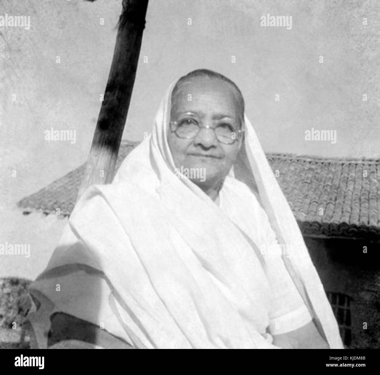 Kasturba Gandhi Foto de stock