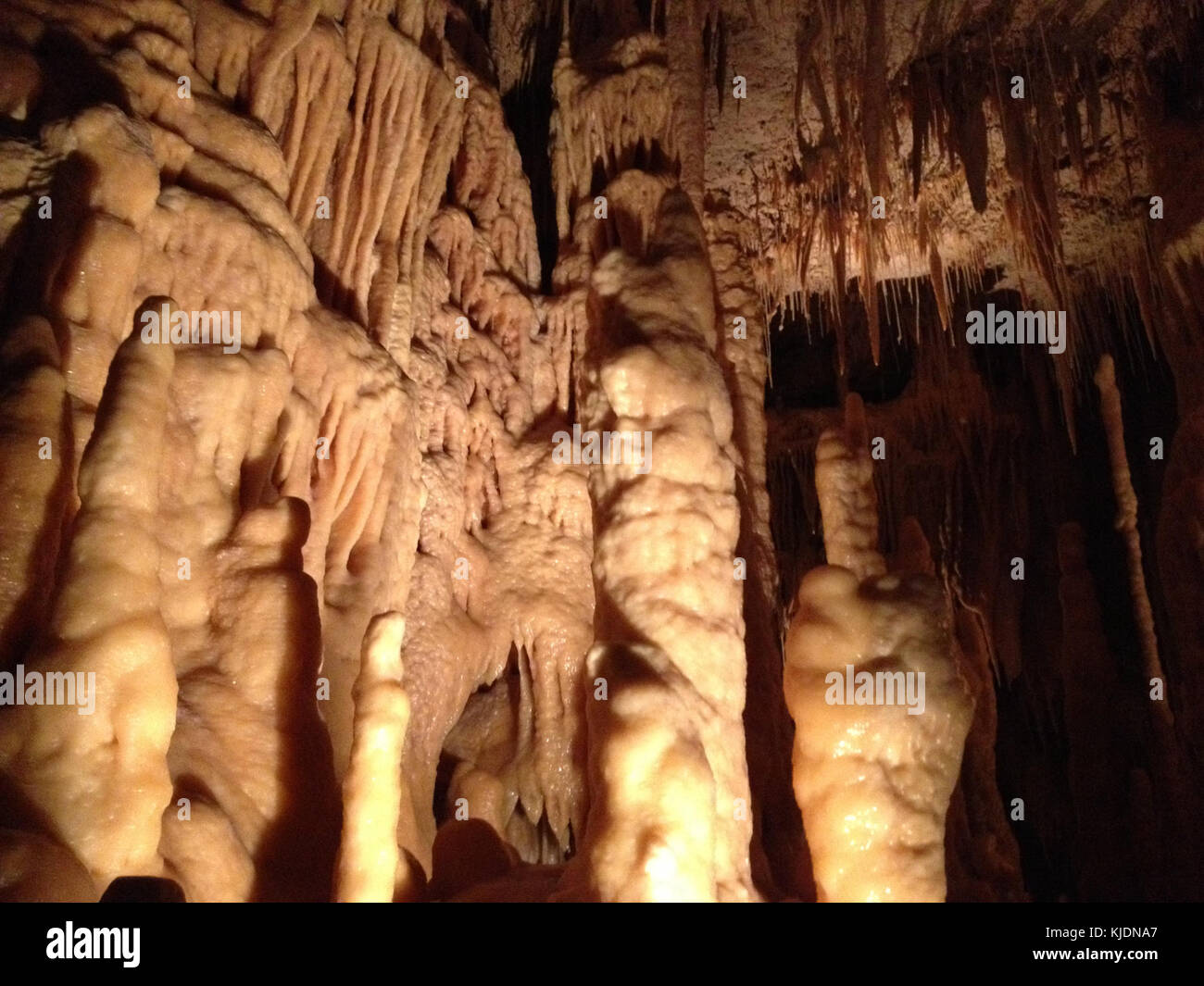 La GFP Texas Natural Bridge Caverns más grandes estructuras cueva Foto de stock