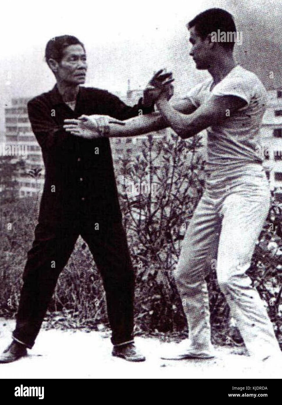 Los 18 años de edad Bruce Lee la imagen 2 Foto de stock
