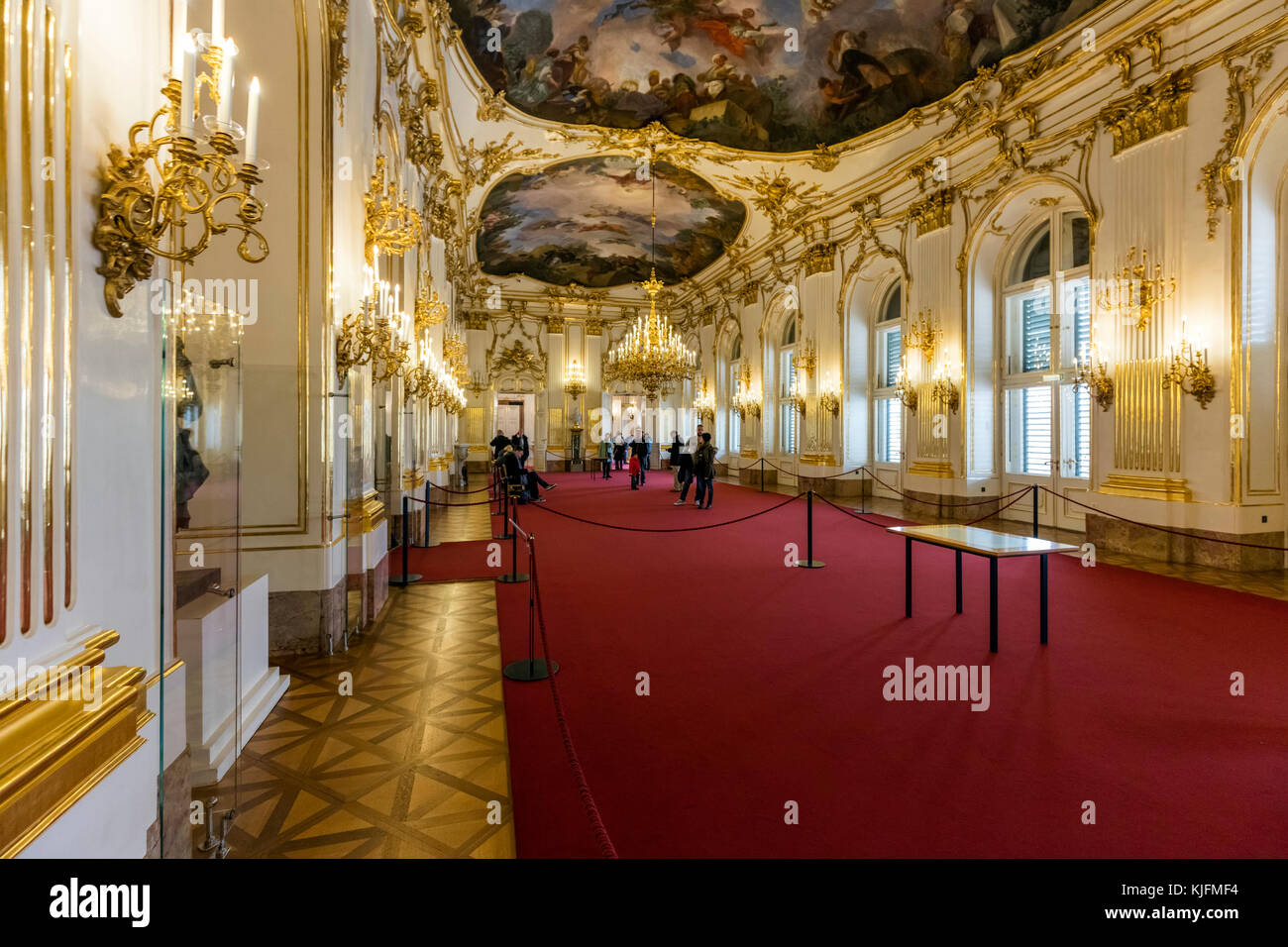Palacio de Schönbrunn, Viena Foto de stock