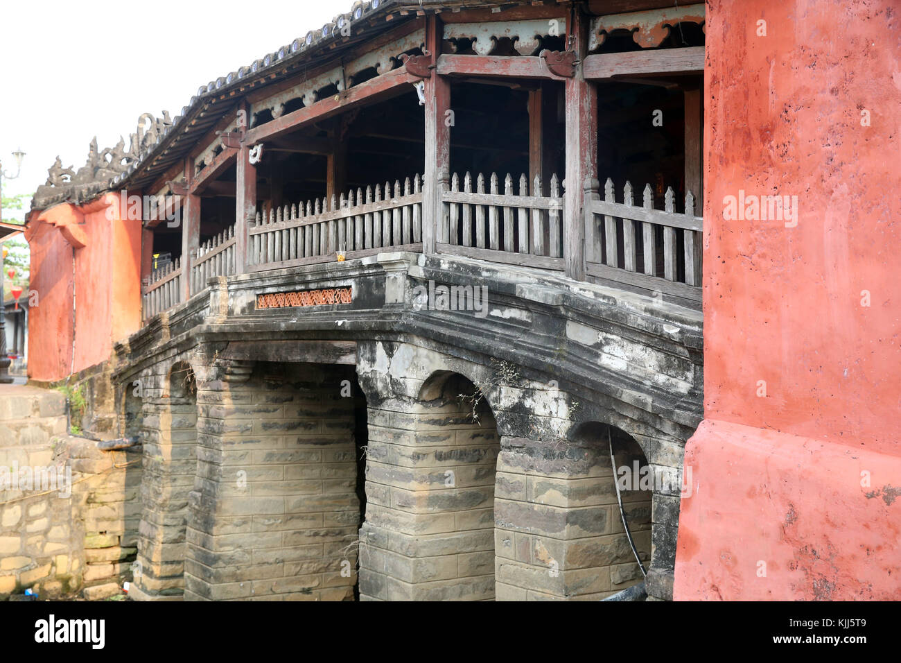 Puente cubierto japonés. Hoi An. Vietnam. Foto de stock