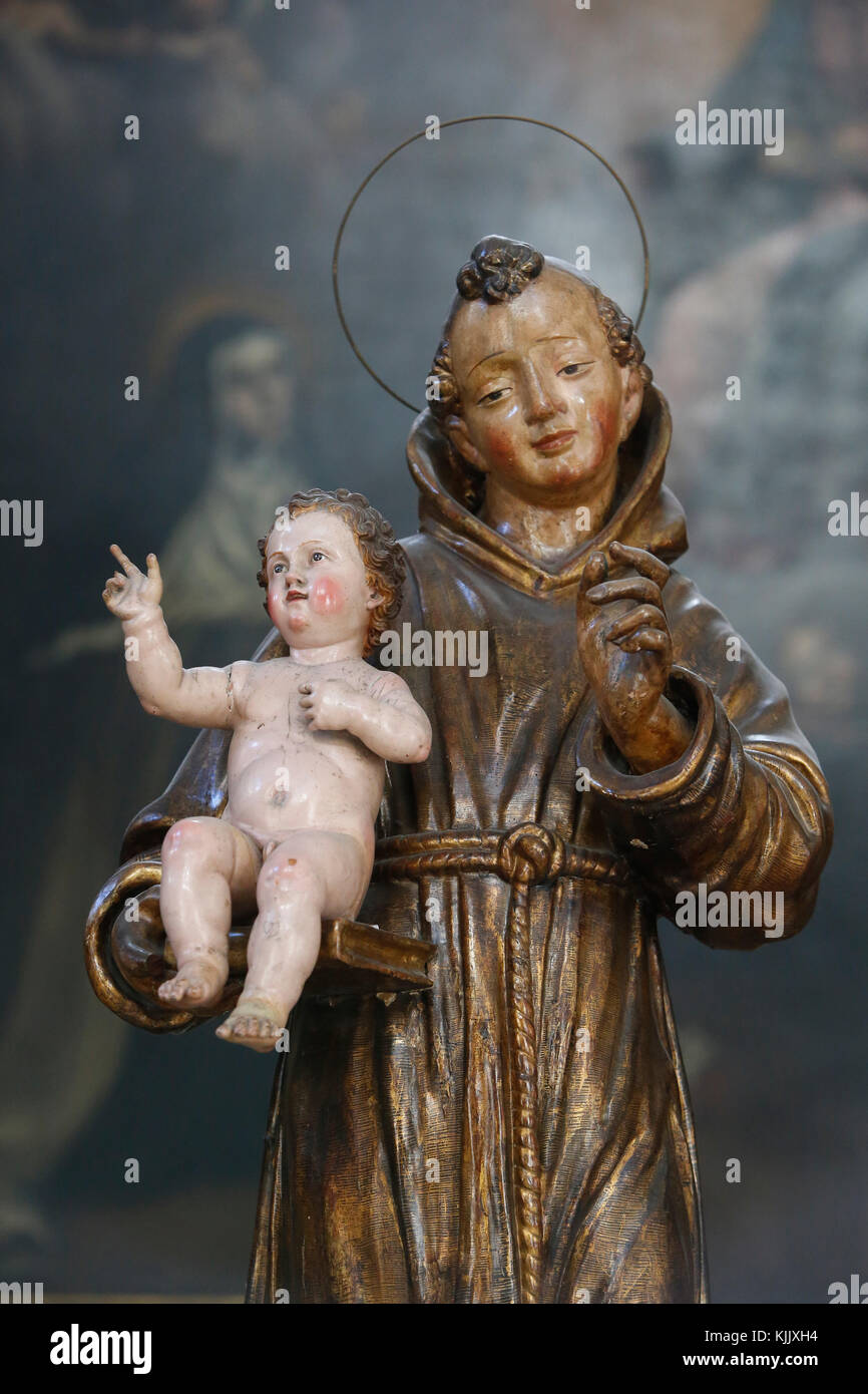 San Giovanni Battista dei Fiorentini, la Iglesia de Roma. Saint Anthony