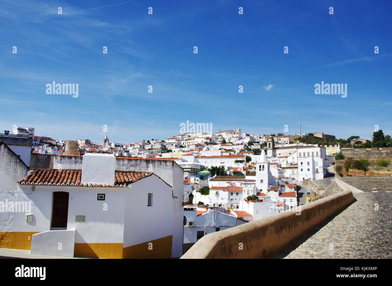 Casco antiguo de la ciudad de Elvas, Alentejo, Portugal Fotografía de stock  - Alamy