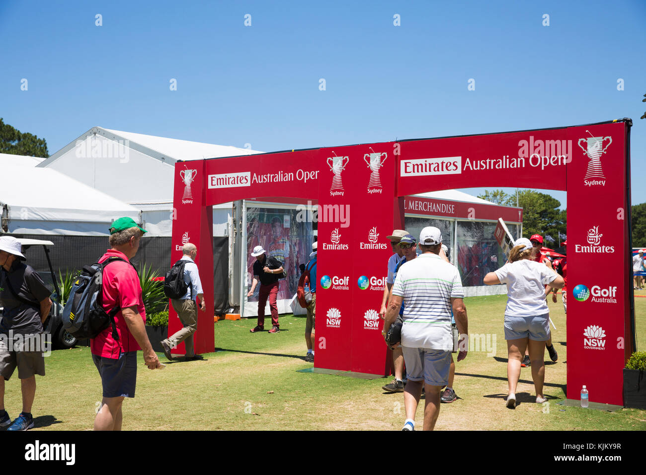 Emiratos Open de golf PGA de Australia en Sydney, Australia Foto de stock