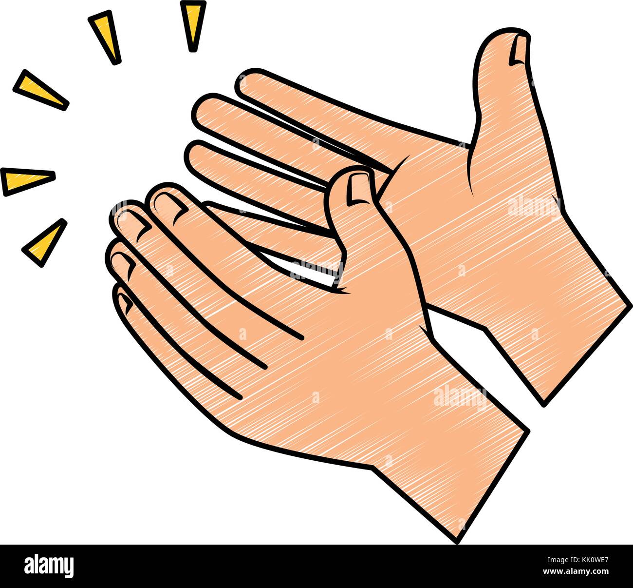 Icono de manos aplaudiendo aislados diseño ilustración vectorial Imagen  Vector de stock - Alamy
