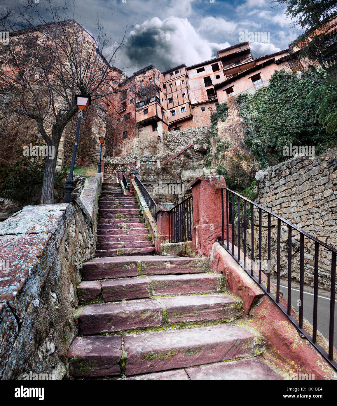 Paisaje de ,Españ casas y arquitectura Fotografía  de stock - Alamy