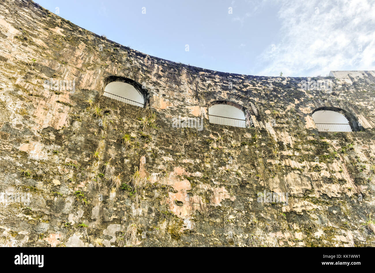 Castillo San Felipe del Morro, también conocido como el Fuerte San Felipe del Morro o el Castillo del morro, es una ciudadela del siglo XVI ubicado en San Juan, Puerto Rico. Foto de stock