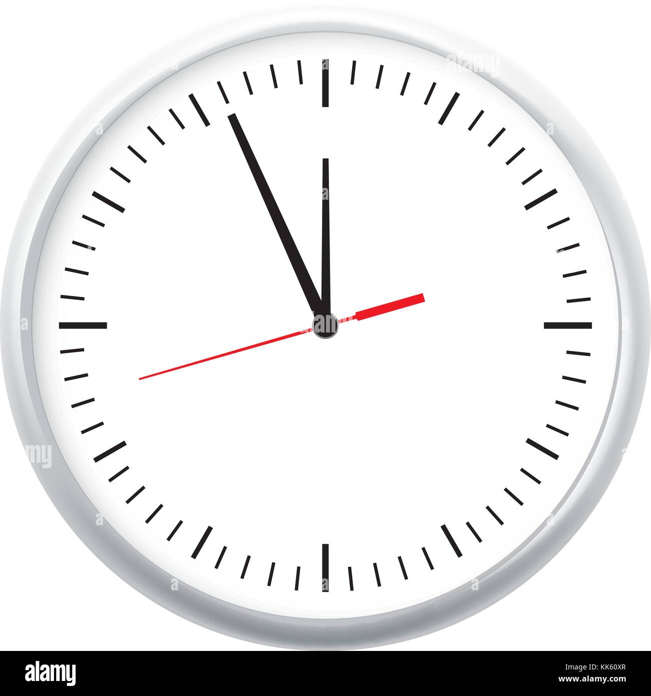 Un reloj temporizador de cocina establecido en un período de tiempo de  cinco minutos Fotografía de stock - Alamy