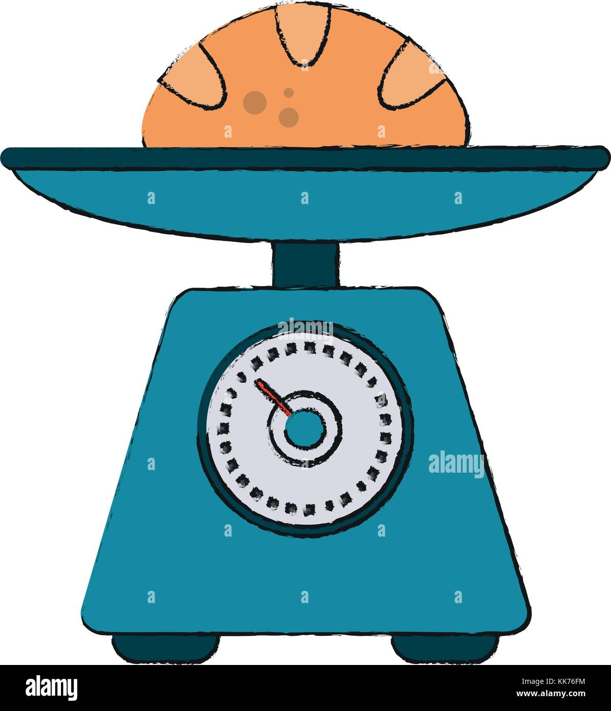 Balanza de cocina para dibujar Imágenes vectoriales de stock - Alamy