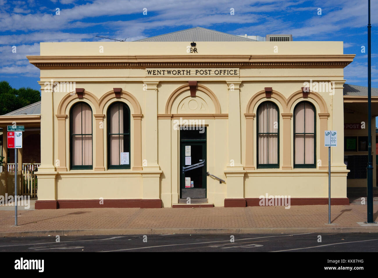 Oficina de Correos, Wentworth, Nueva Gales del Sur (NSW), Australia Foto de stock