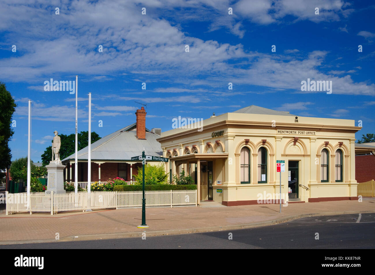 Oficina de Correos, Wentworth, Nueva Gales del Sur (NSW), Australia Foto de stock