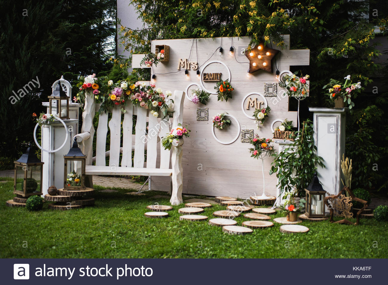 Hermosa Decoracion De Bodas Inusuales Estilo Rustico Banqueta