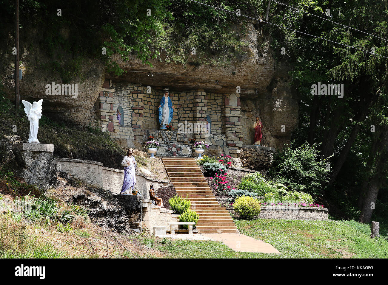 North buena Vista, Iowa, Estados Unidos. 13 de junio de 2017. La Gruta