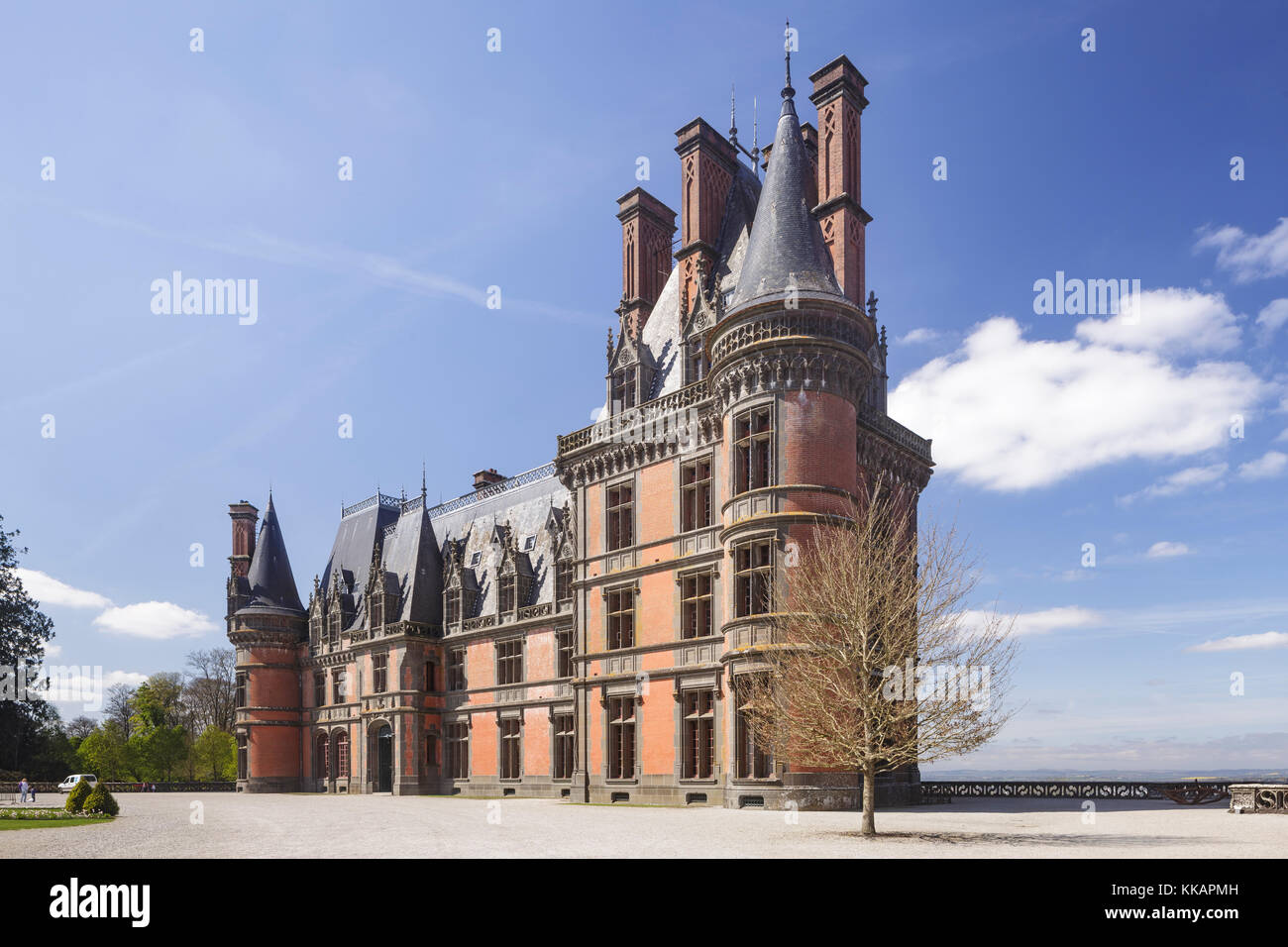 El chateau de trevarez, Finisterre, Bretaña, Francia, Europa Foto de stock